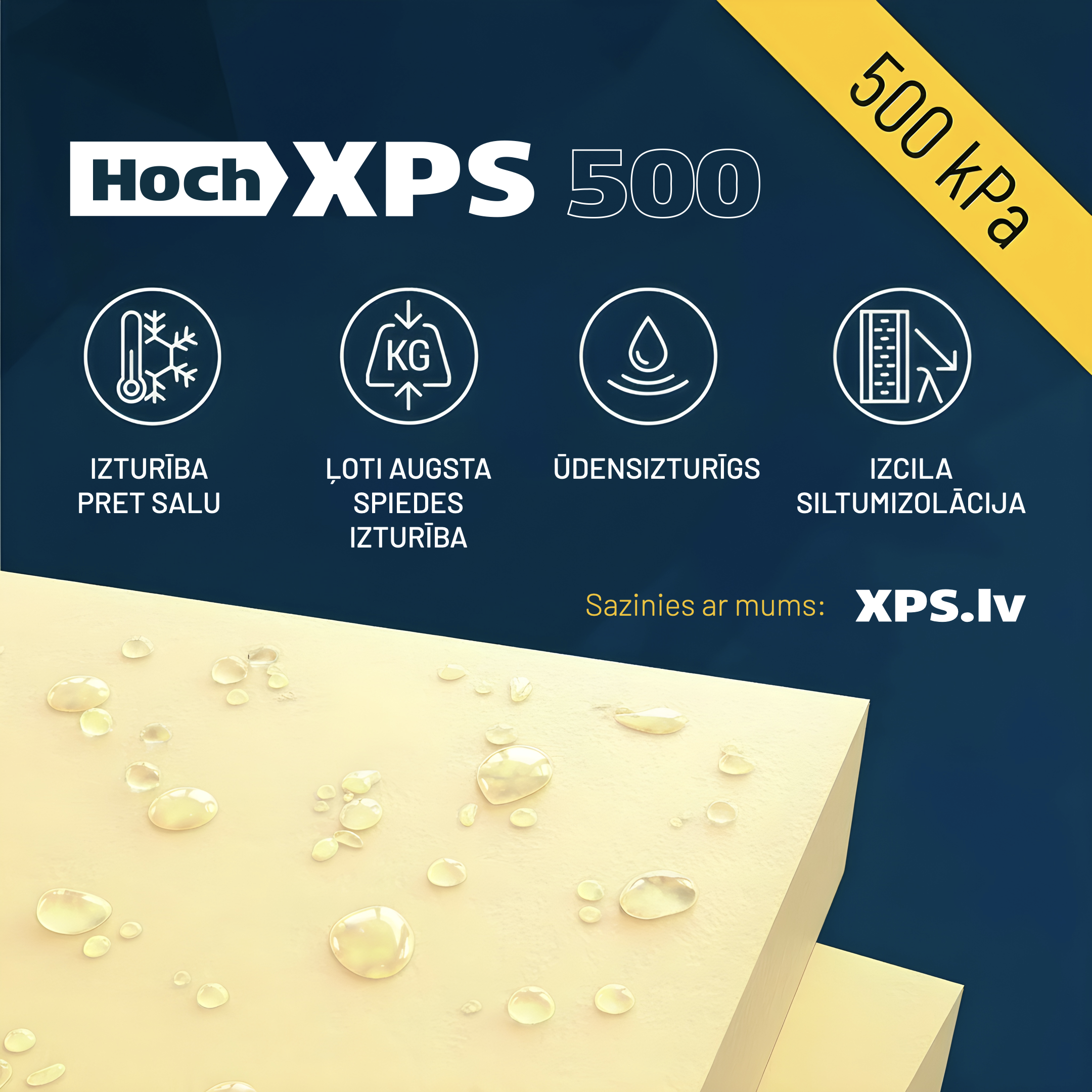 XPS Izolācijas plāksnes